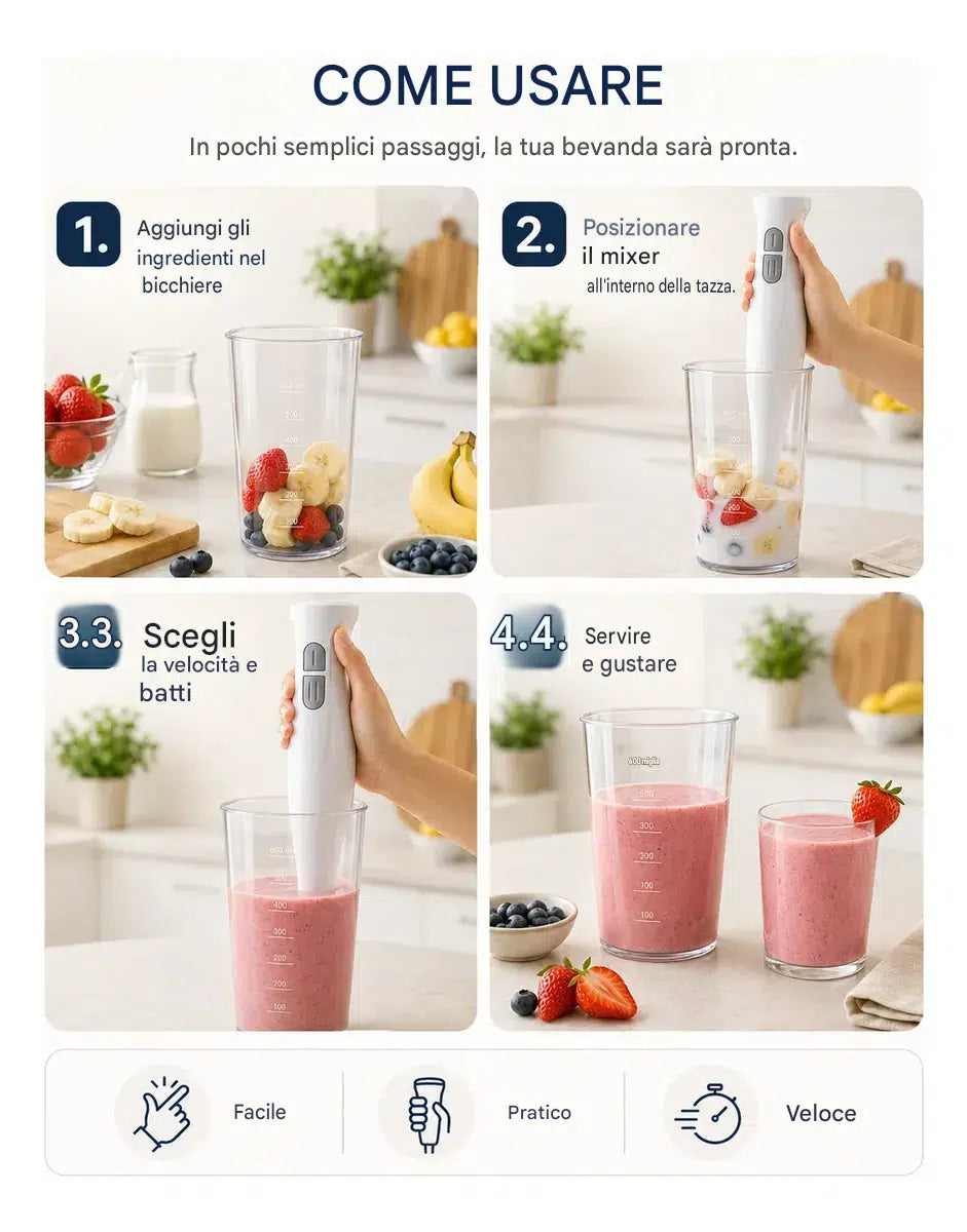 Frullatore 4 in 1