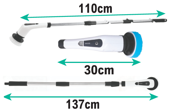 Spazzola di pulizia elettrica 9 in 1
